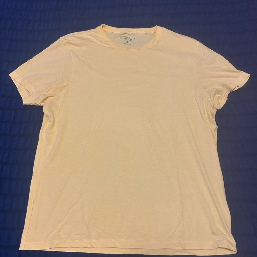 Men's Light Yellow T-Shirt